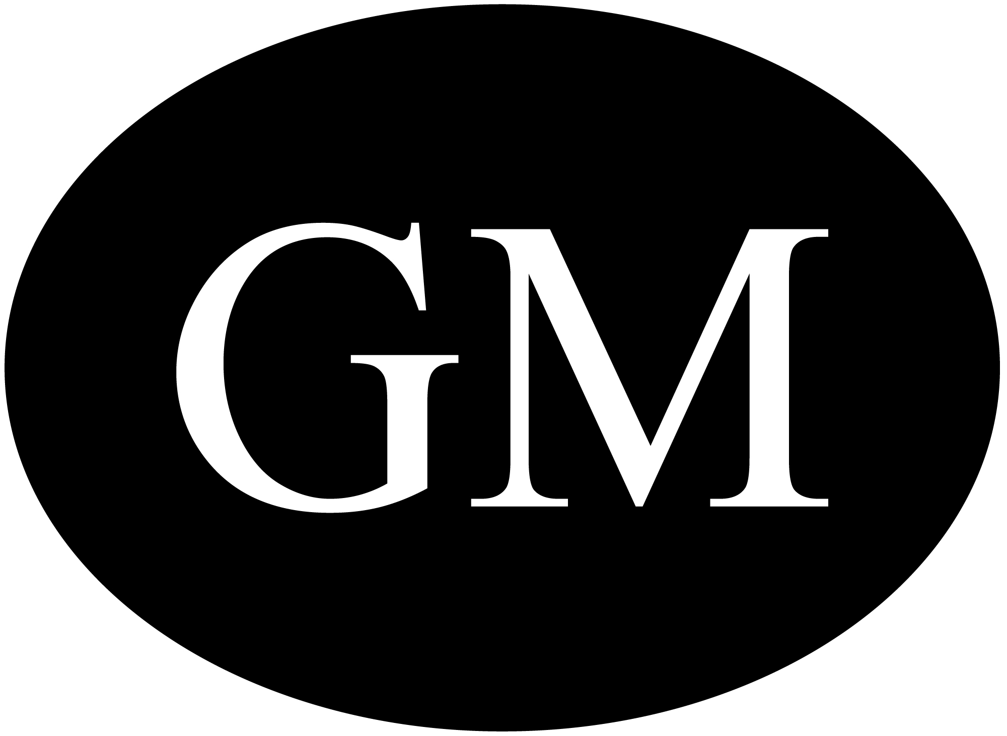 GM logo stor