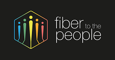 Fiber to the People Logo auf Schwarz2